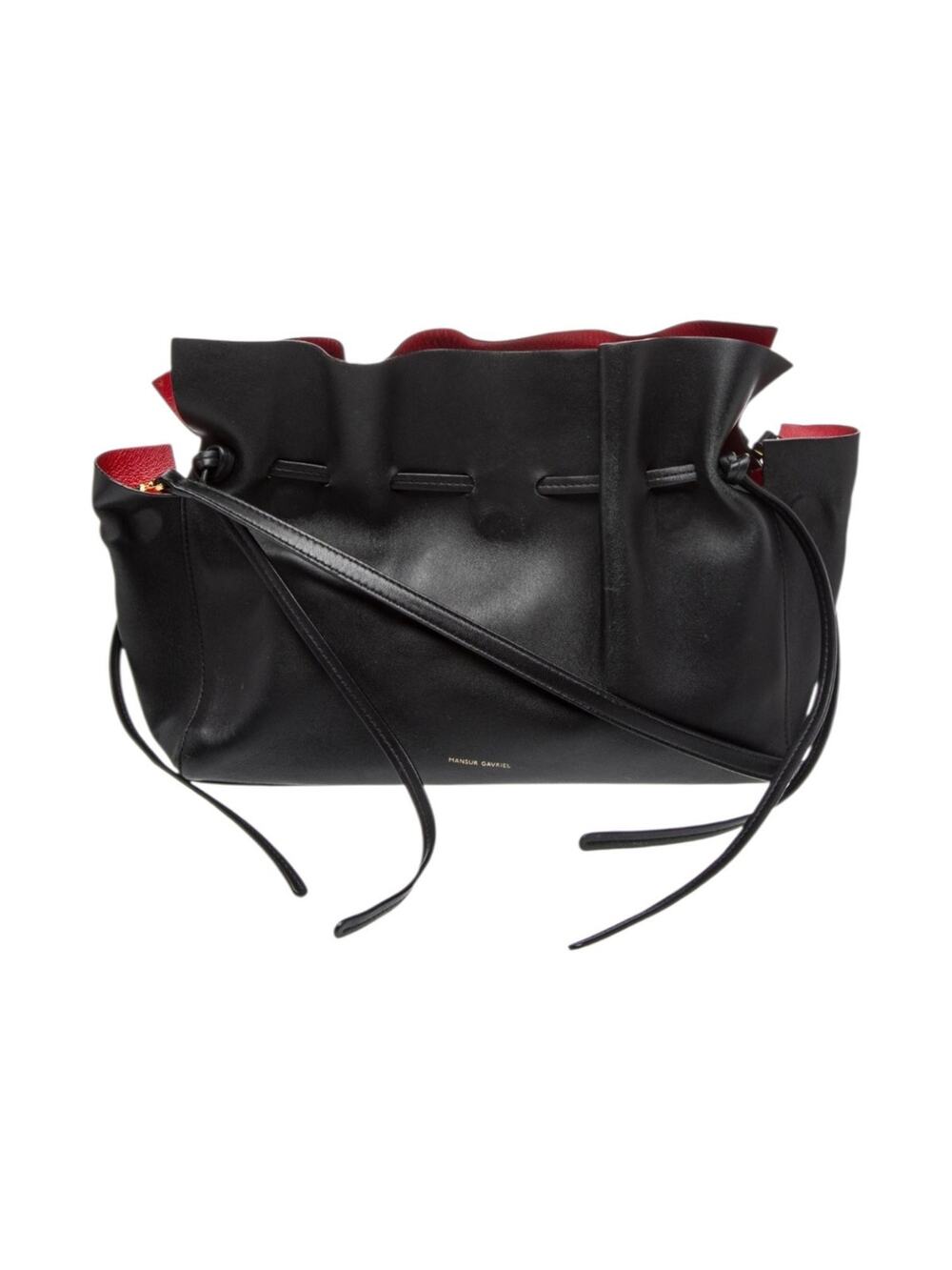 Mansur Gavriel Minimalist Luxury Mini Protea Drawstring Shoulder Bucket Bag